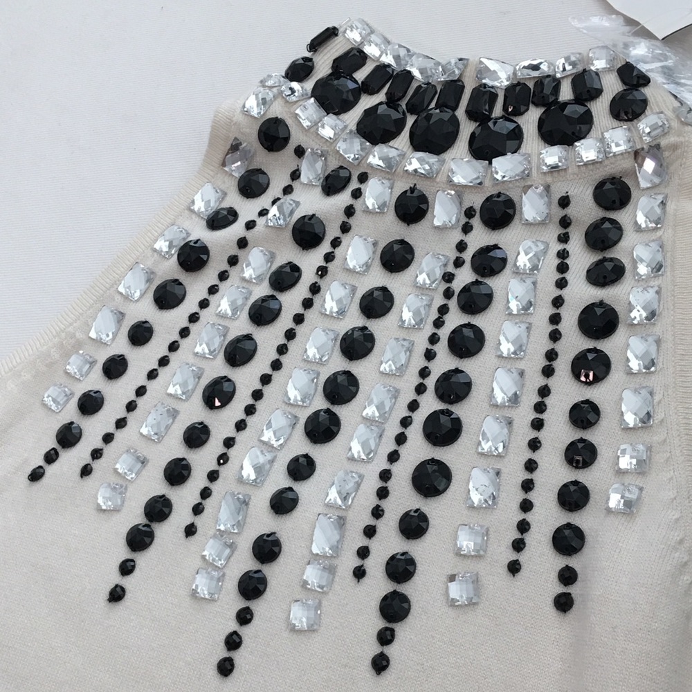 CACHE jeweled top size XS